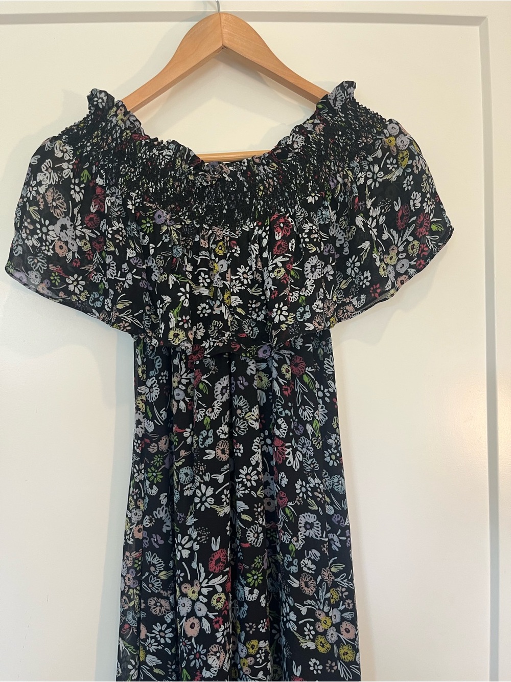 Rebecca Minkoff Loma Floral-Print Maxi  Boho Whimsigoth Fairy Ethereal Dress sz4 - Picture 11 of 15